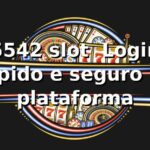 5542 slot — Login rápido e seguro na plataforma